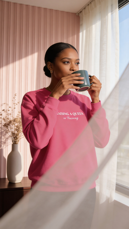 "Raising A Queen in Training"  Crewneck Sweatshirt